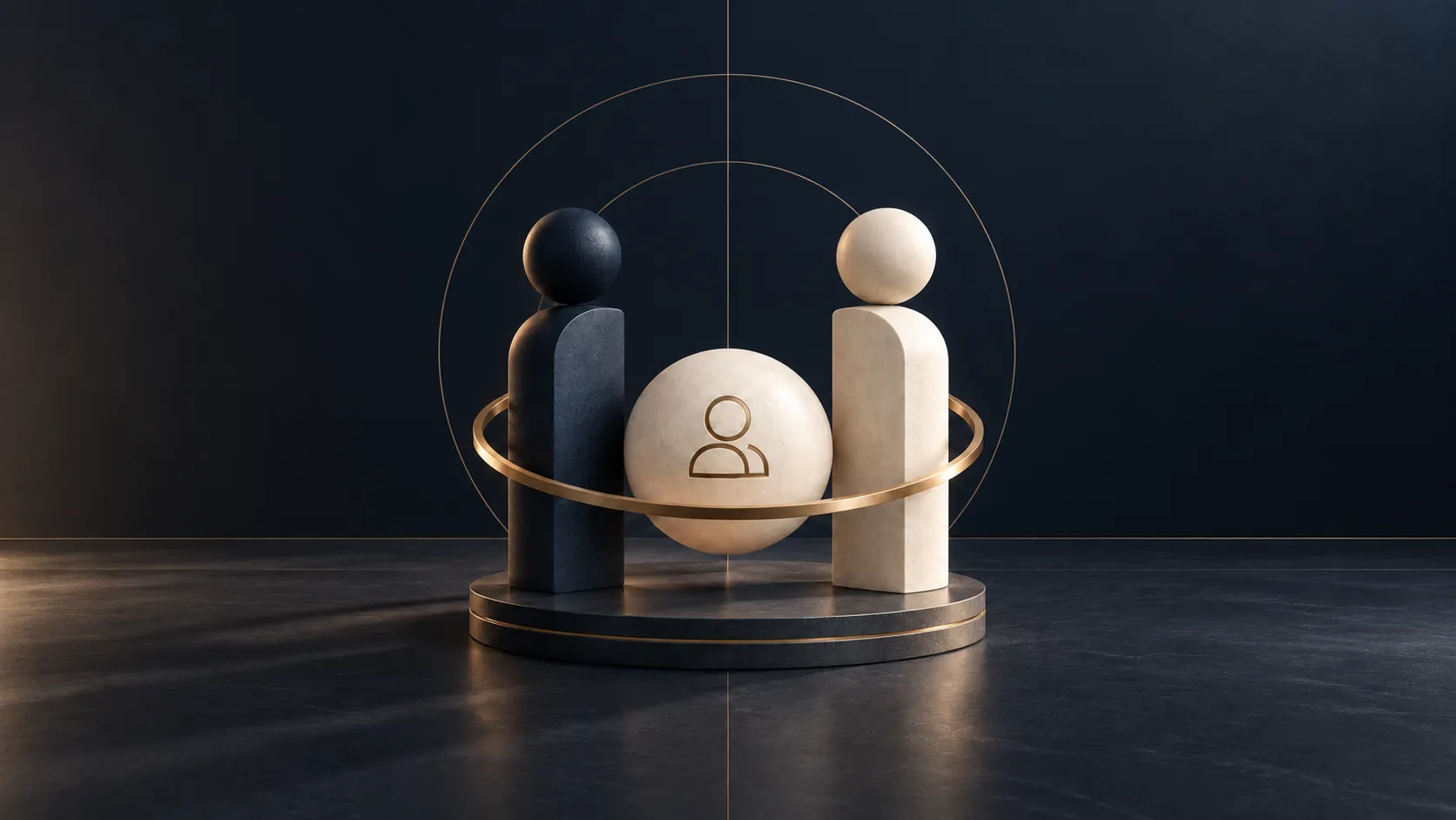Zwei Figuren mit Personen-Symbol